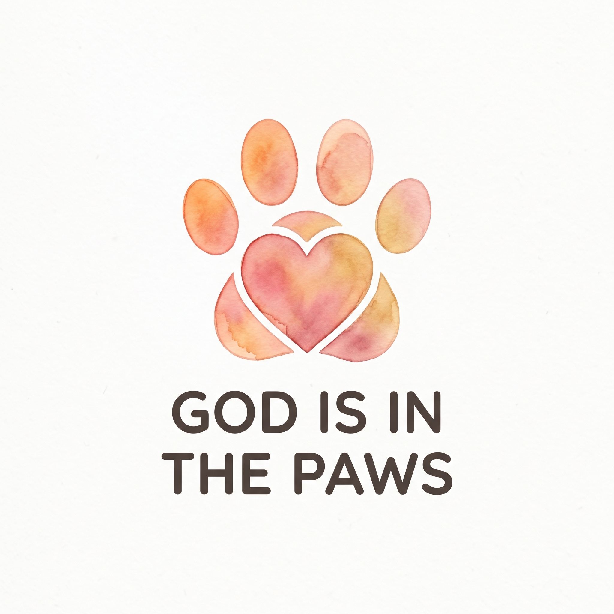 God Is In The Paws Logo